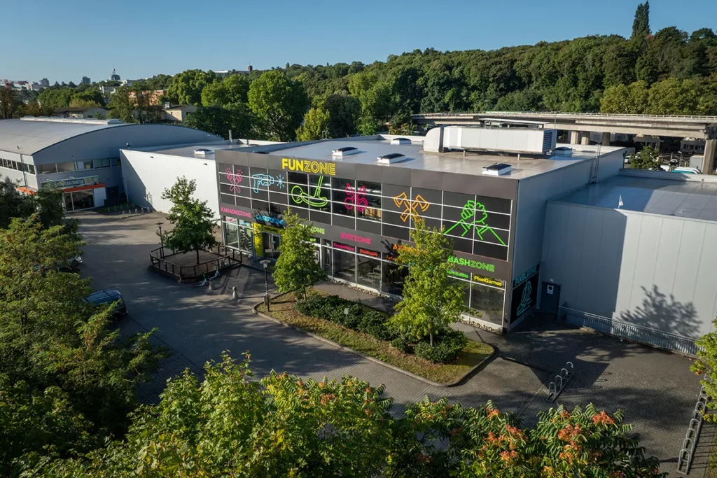 funzone drohnenshot mainz