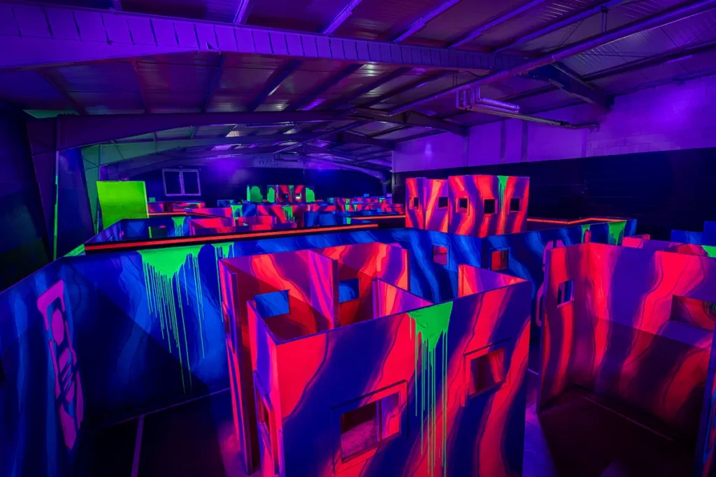 Bielefeld Lasertag arena uebersicht in der LaserZone