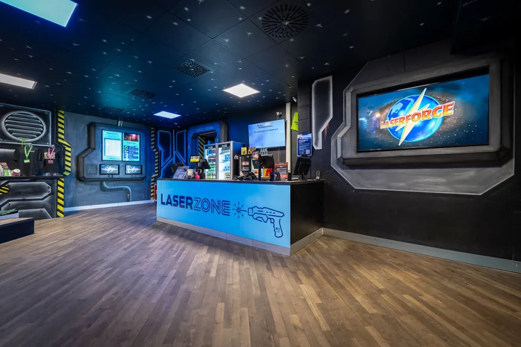 Duesseldorf Lasertag theke in der LaserZone