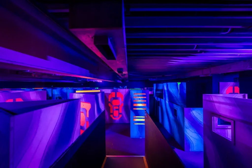 Duesseldorf Lasertag gaenge in der LaserZone