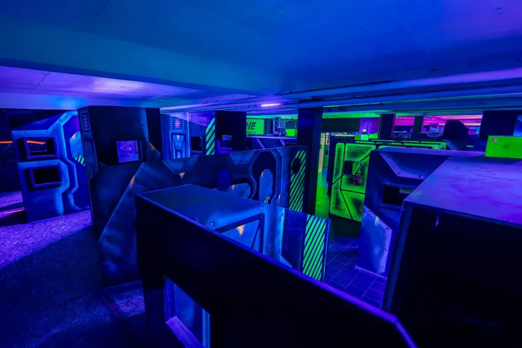 Duisburg Lasertag arena gang in der LaserZone