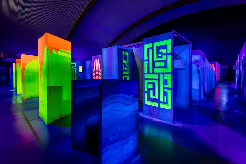 Essen kray lasertag in der LaserZone lasertag arena farben